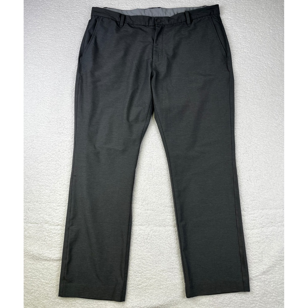 FOOTJOY Tour Fit Golf Pants Mens 40x30 Gray Performance Wicking Stretch Chino